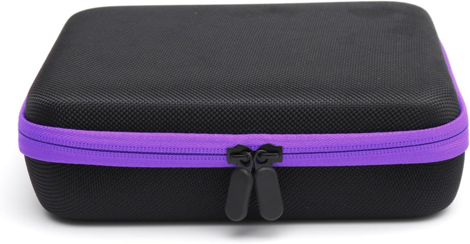 Wuyangcun Essential Oils Storage for 10Ml Essential Oils Travel Case Carrying Case 30 Bottles for Doterra Young Living Oils (Purple) - Green image number 3