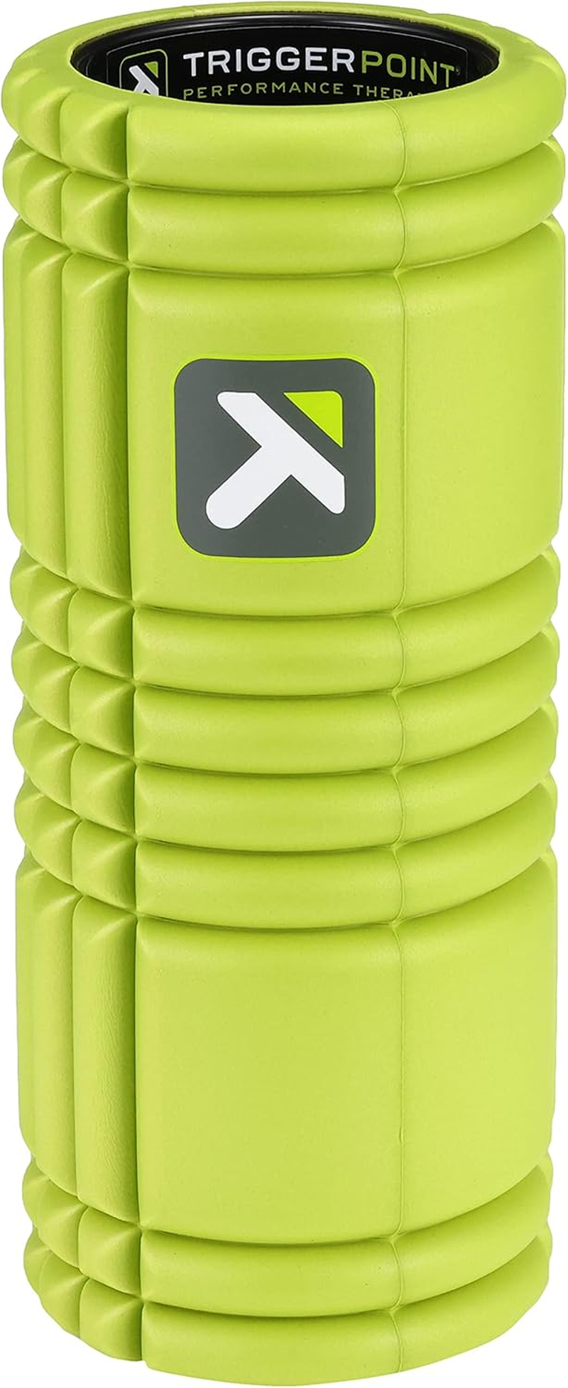 Triggerpoint GRID Foam Roller for Exercise, Deep Tissue Massage and Muscle Recovery, Original (13-Inch), Lime image number 2
