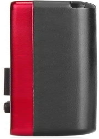 Retekess V112 Portable Pocket AM FM Radio Digital Tuning Mini Little Radios with Earphone Rechargeable Battery LCD Screen for Walk Running Kids Senior Adults (Red+Gold) image number 3