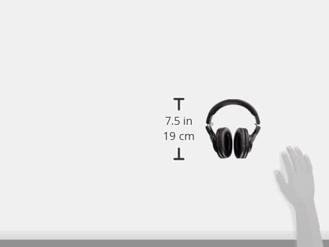 Audio-Technica ATH-M20X Comfortable Monitor Headphones, Black (At ATH-M20X) image number 6