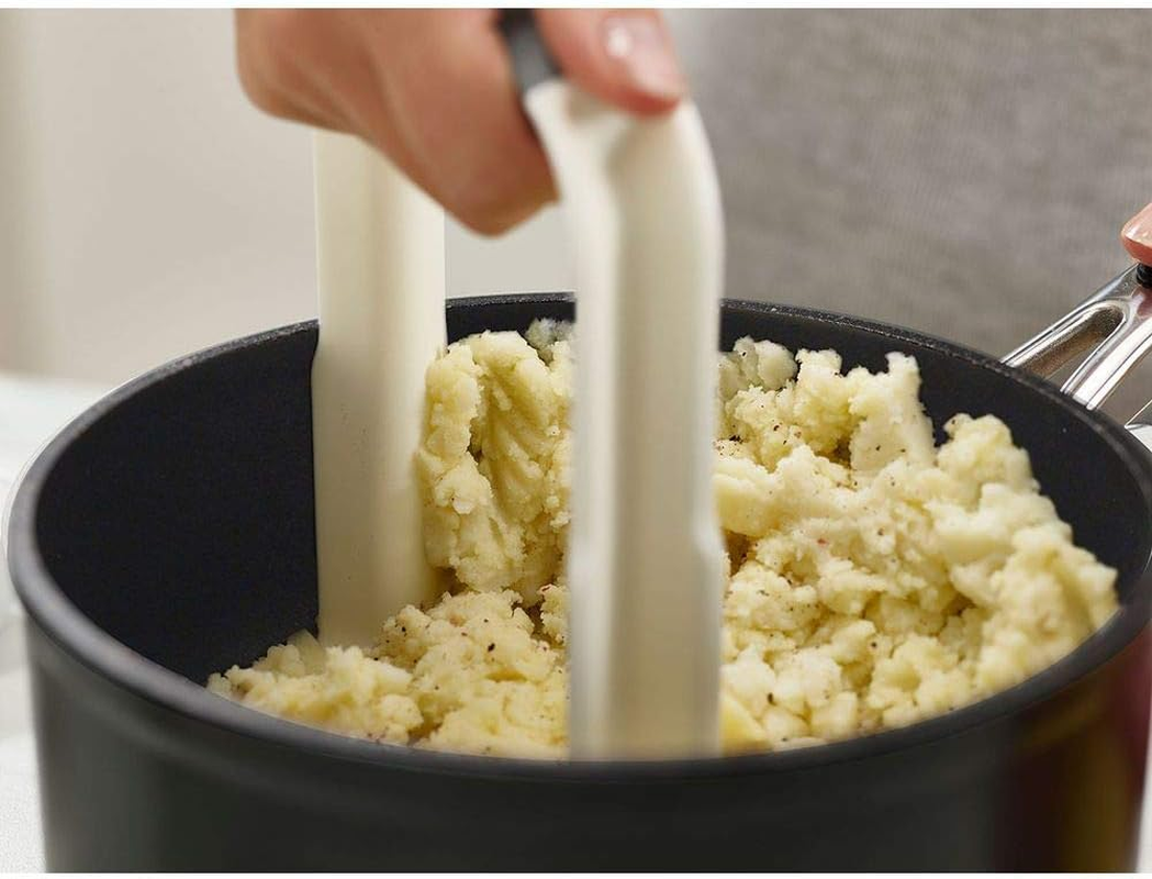 Joseph Joseph Easy-Mash Ergonomic Potato Masher - White image number 2