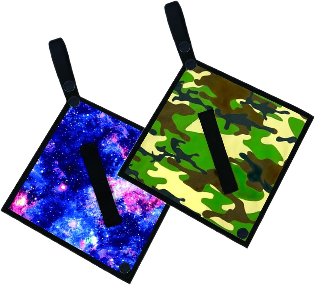 Eigell 2 Pieces Hiking Pee Cloths, Camp Pee Cloths Reusable Travel Hygienic Hiking Accessories, Reusable Absorbent Wipe Camping Toilet Paper