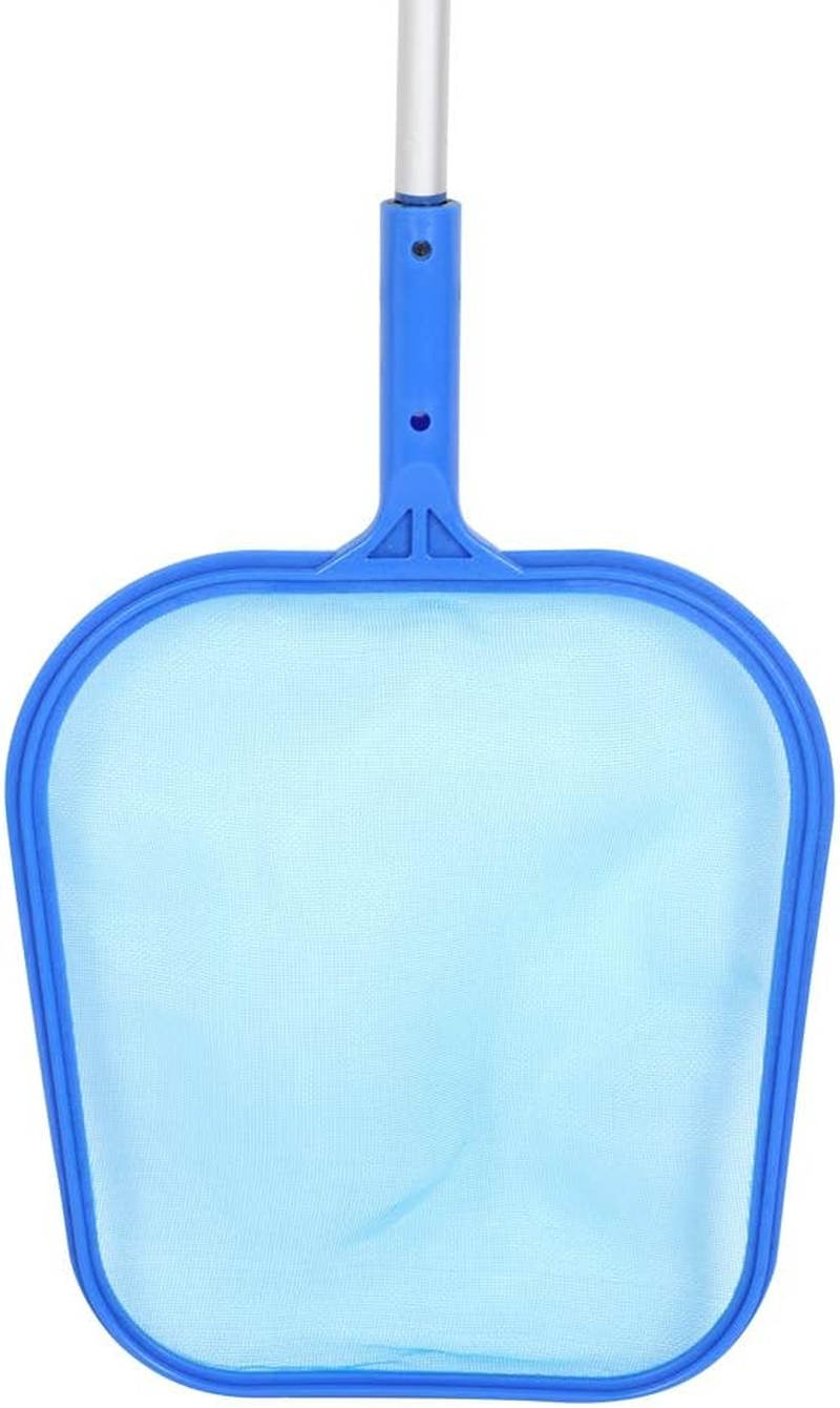Pool Leaf Skimmer Pool Net Rake with 5 Extension Poles for Swimming Ponds Hot Springs Baths and Large Fish Tanks image number 5