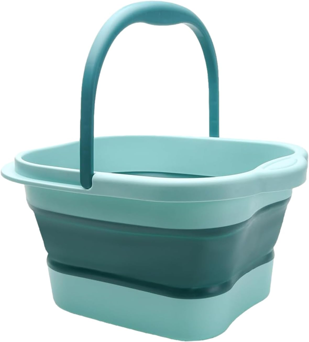 Foot Bath | 15L Foot Wash Basin Feet Soaking Tub | Large Space Foot Soak Foot Spa Bucket with Handle, Foot Tub for Travel, Outdoor, Laundry Helves image number 2