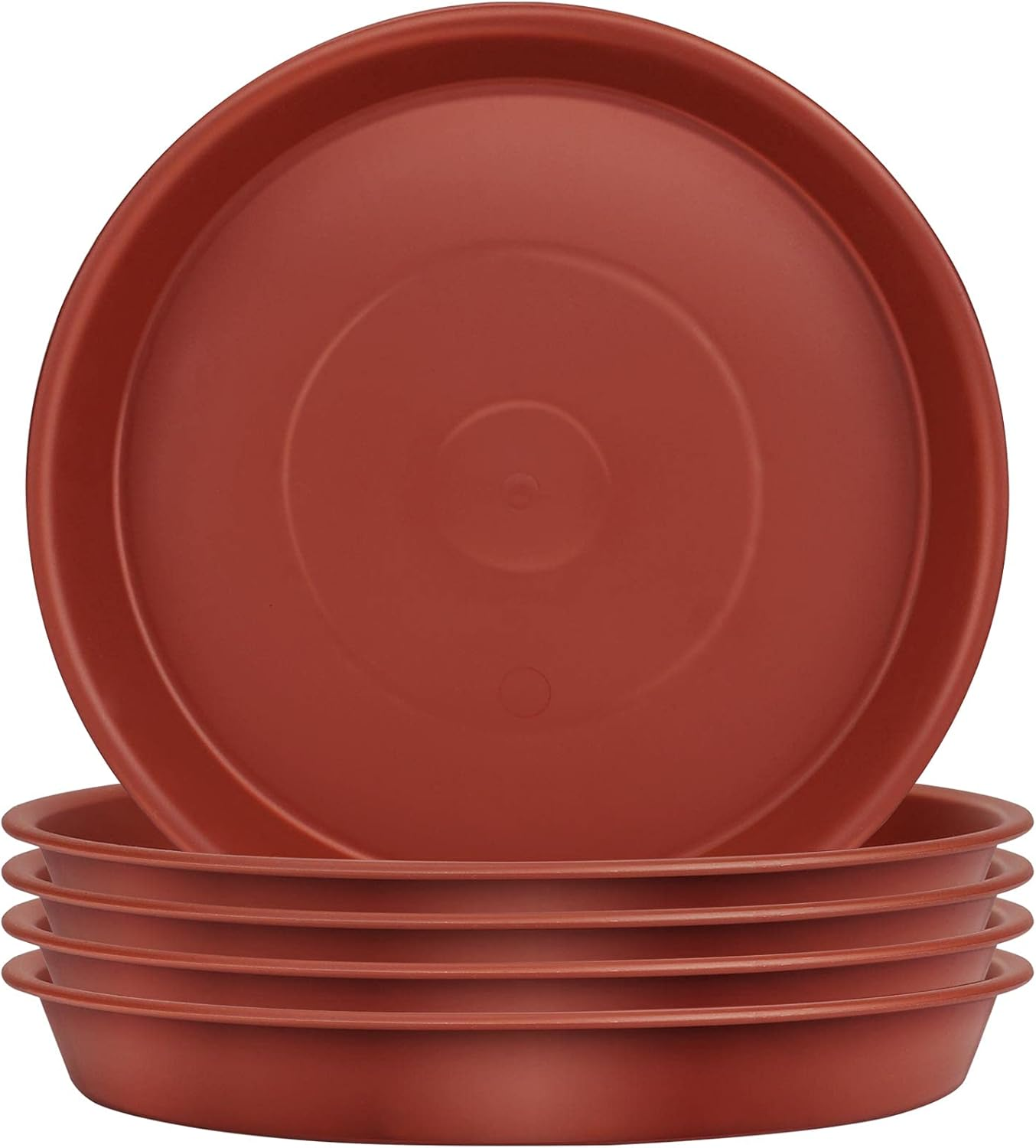 Tstarjungle 6 Pack Plant Saucers, Flower Pot Drip Trays for Indoor/Outdoor Plants Garden Saucers Plant Pot Saucer Trays, Surface Protection for Household Plants - 16Cm