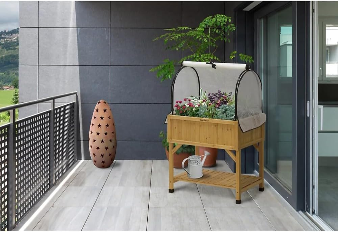 Vegtrug Herb Garden Raised Bed Micro Mesh Insect Cover for Greenhouse image number 3