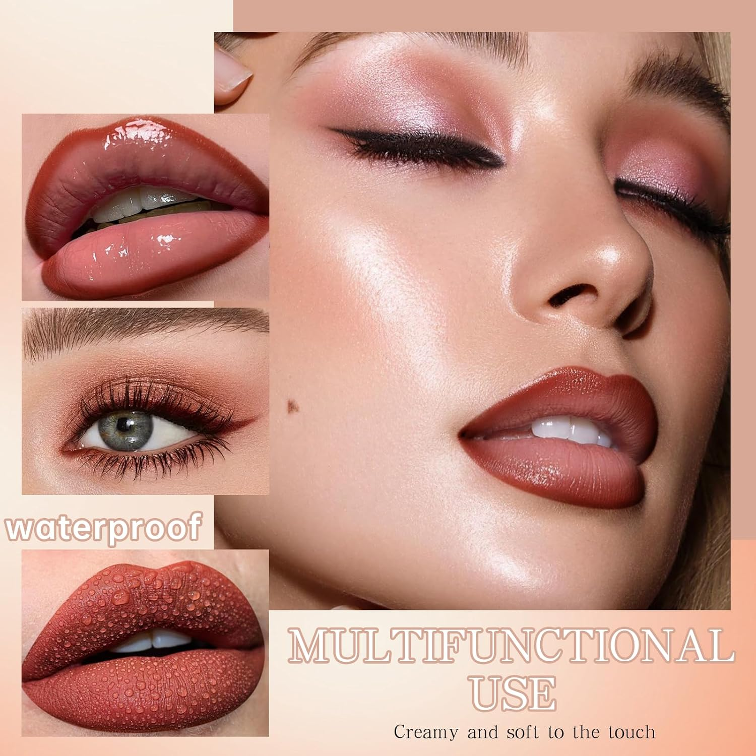 Noerrors Creamy Lip Liner Pencil, 2-In-1 Lipstick Lip Liner Combination for Full, Plump Lips, Velvety Matt, Soft Nude Pink with High Pigmentation, Waterproof Makeup image number 3