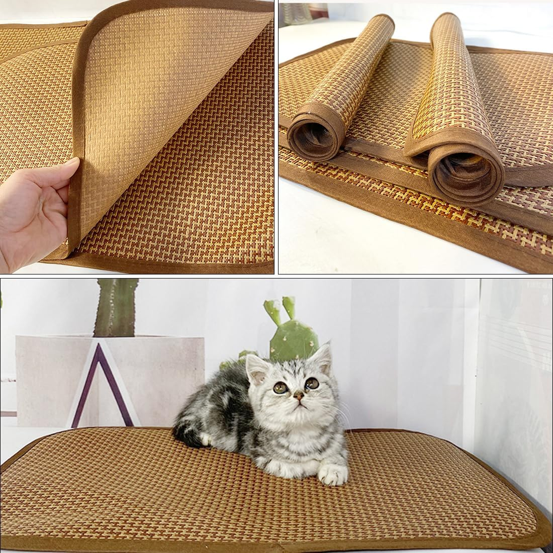 Sisal Carpet Cat Scratching Board Wall Scratching Board Wall Cat Scratching Board Scratching Mat for Protects Carpets and Sofas for Protects Carpets and Sofas (50 X 40 Cm)