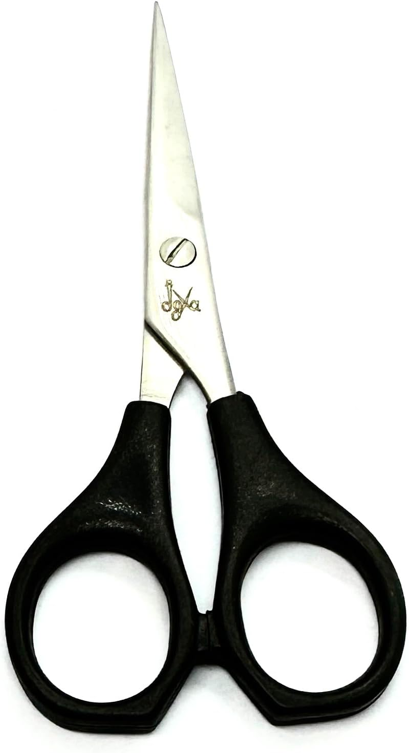 JOYA Barber Scissors 5" Lightweight and Ergonomic Professional Scissors with Black Plastic Rings - Ideal for Students and Hairdressers, Beginners and Academies image number 5
