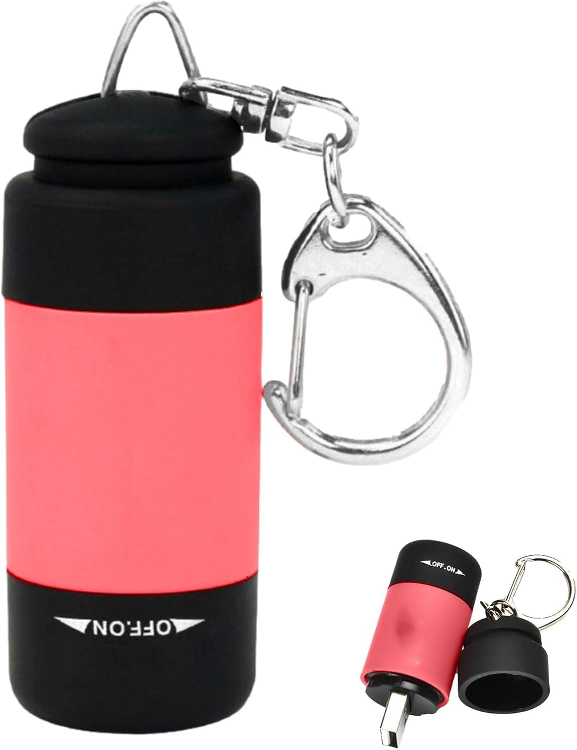 Pocket Flashlight - High Flashlight,Small Waterproof Flashlights Keychain Flash Light for Tight Spaces, Inspection, Camping, Outdoor. - Black image number 3