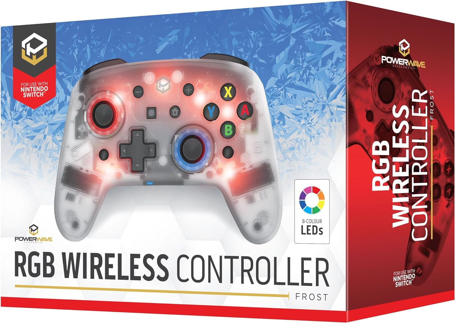 Powerwave Switch RGB Wireless Controller for Nintendo Switch image number 1