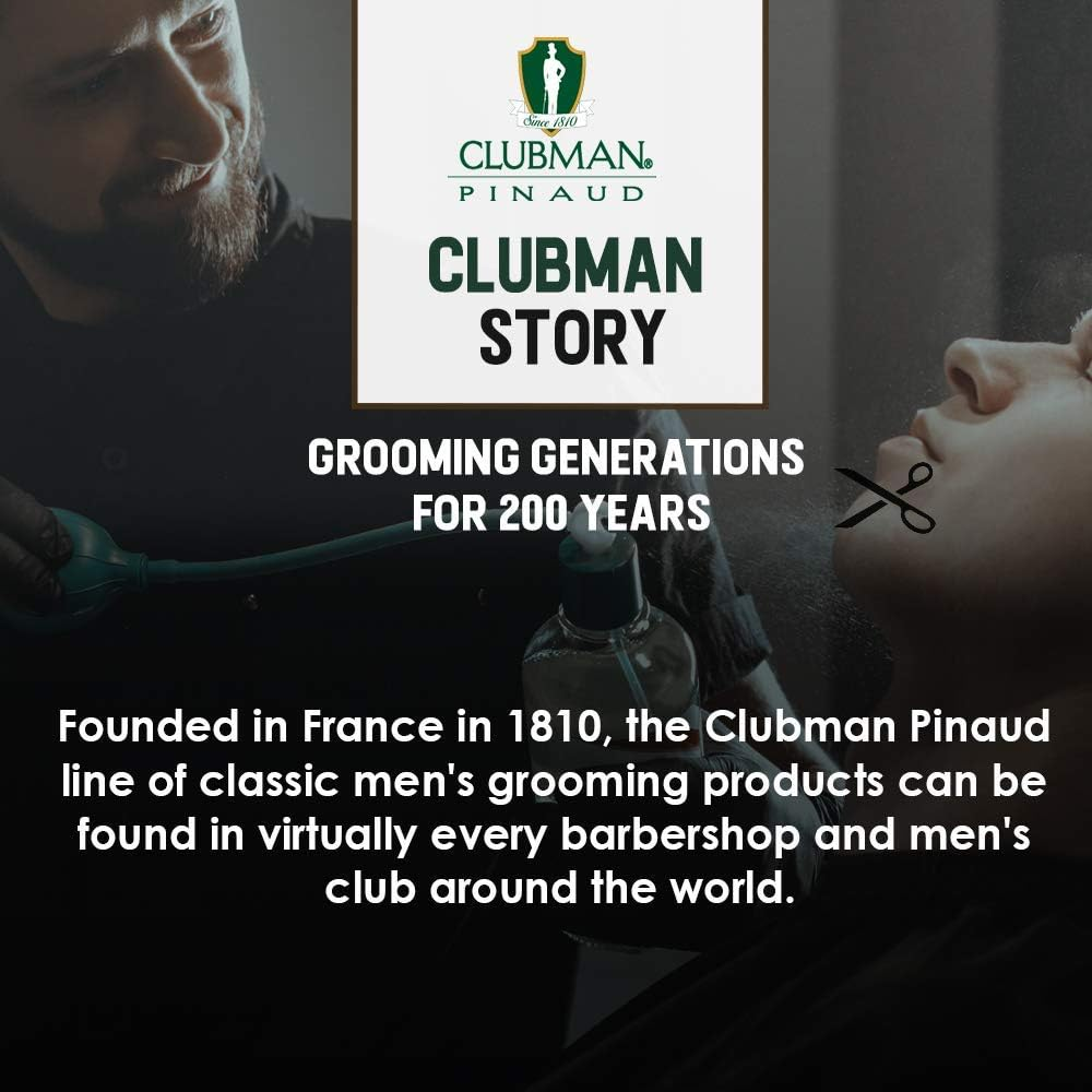 Clubman Pinaud Finest Powder, Classic White Powder for Men, Protection against Sweat and Body Odor, 9 Oz X 3 Packs image number 1