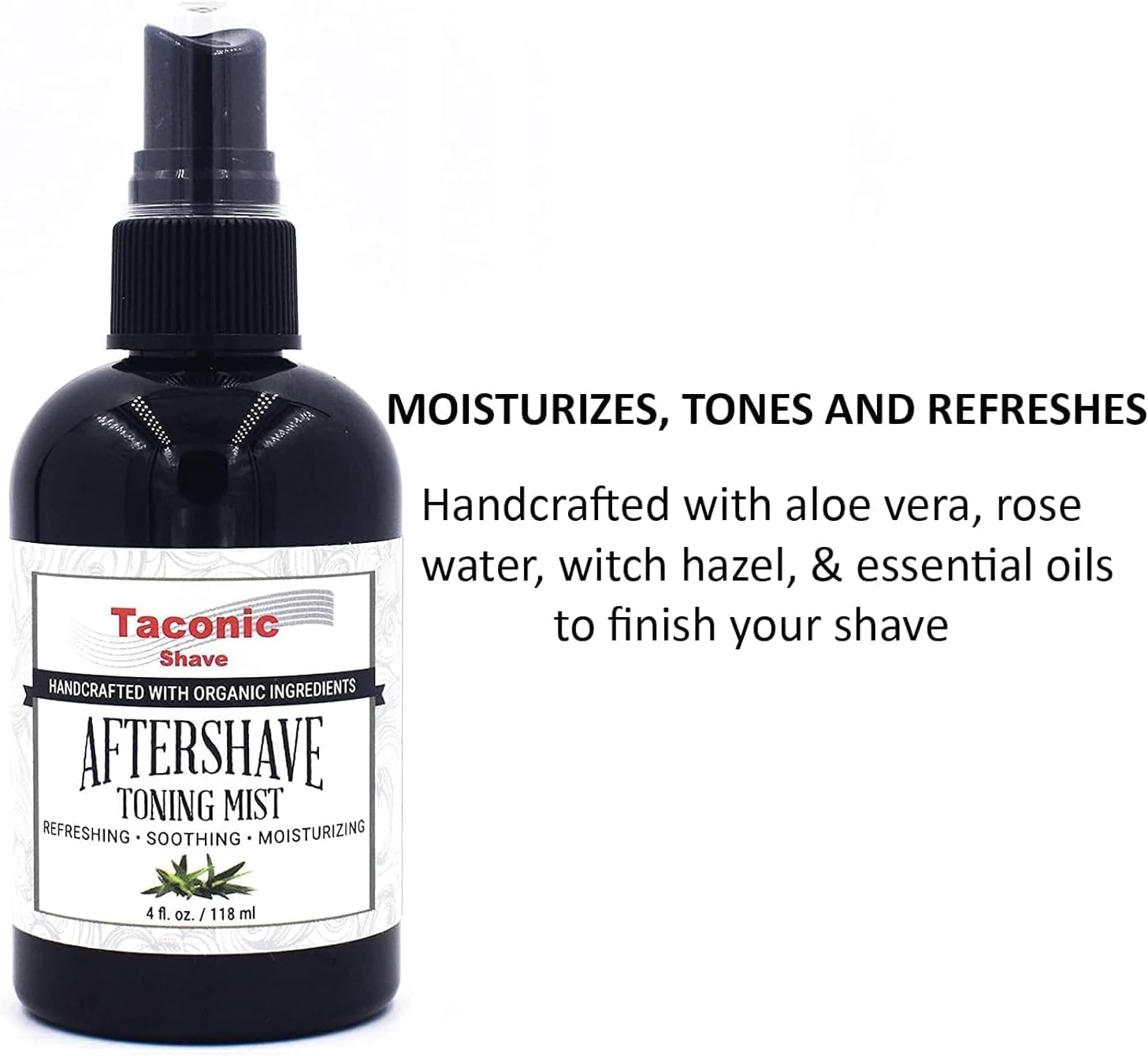 Taconic Shave after Shave Mist - Cools, Soothes and Hydrates - Artisan Made in the USA image number 2