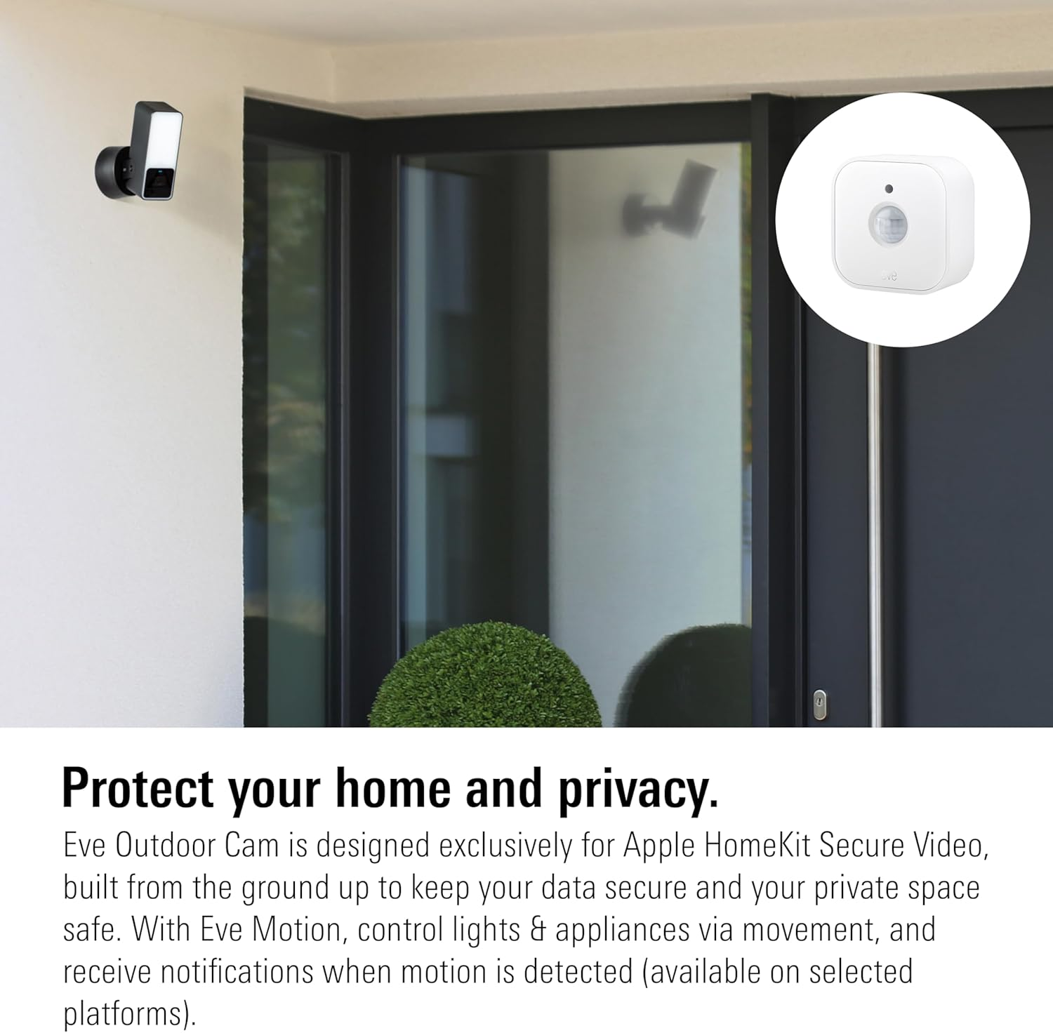 Smart Outdoor Security Set - Eve Outdoor Cam (Apple Home) & Eve Motion (Matter) - Requires Thread Border Router image number 5