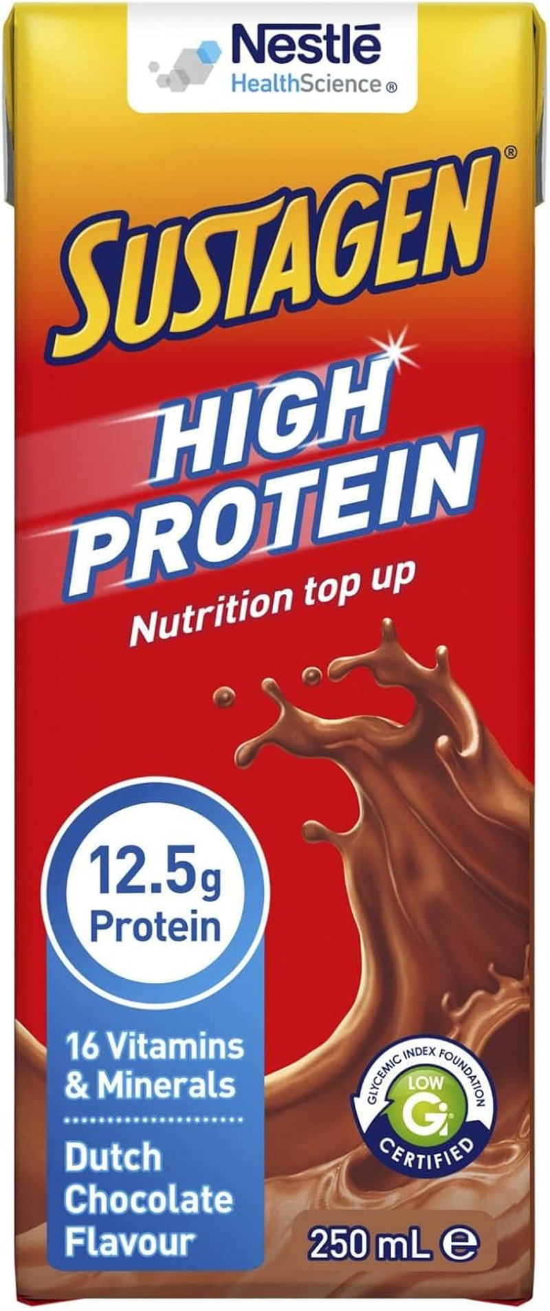 Nestle Sustagen Dutch Chocolate Flavour Drink 250 Ml image number 2