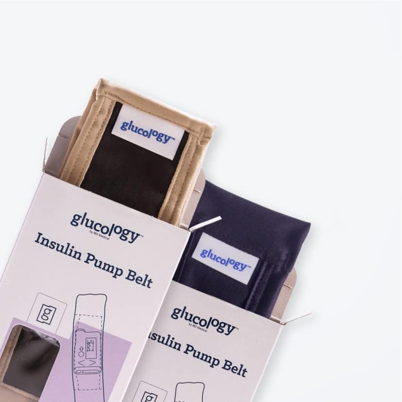 Glucology Insulin Pump Waist Belt | Fanny Pack for Running or Travel - Diabetic Supplies Pouch and Accessories for Men and Women - Slim, Discreet Design - (Large, L - 34'' to 47") image number 5