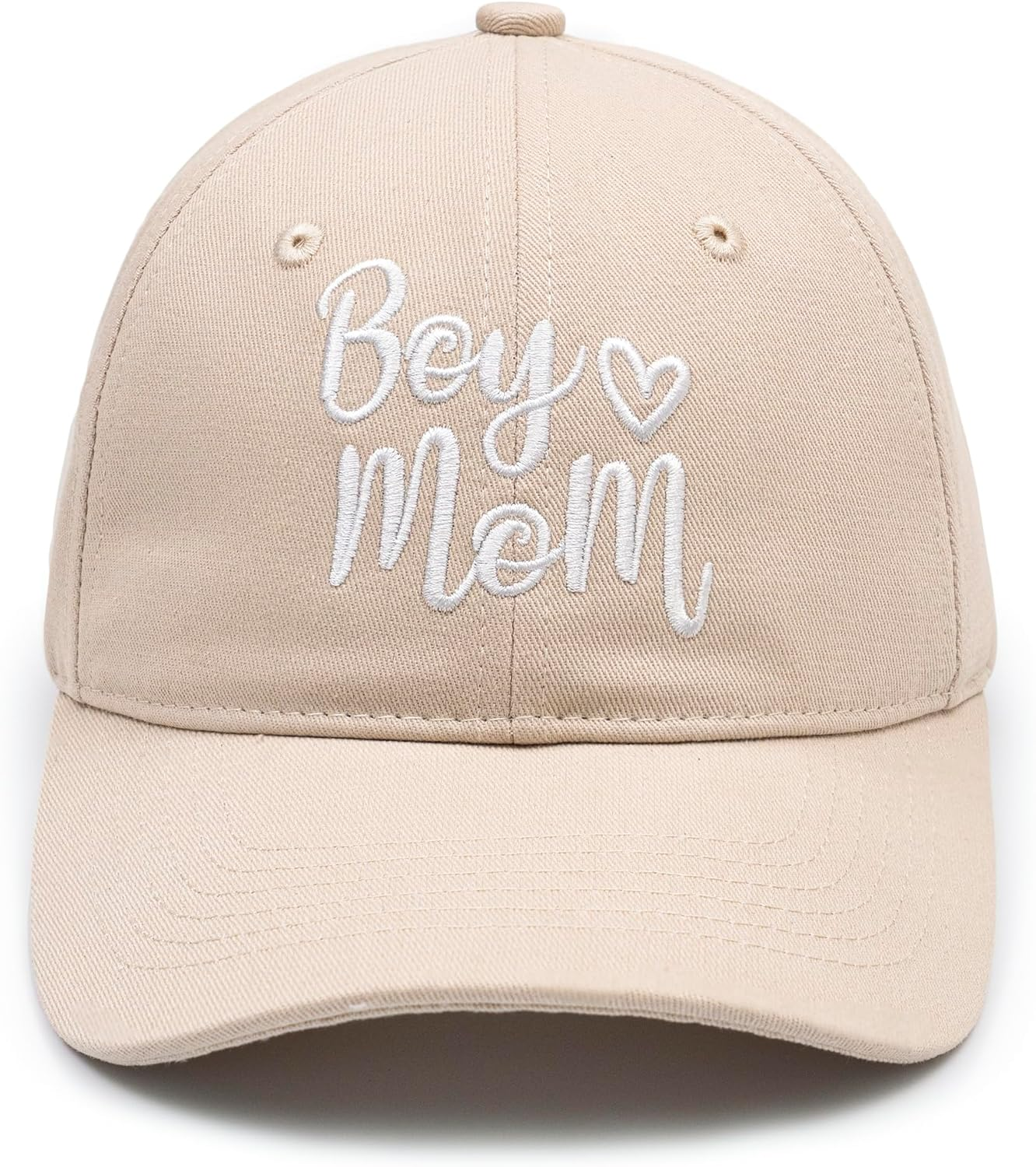 KOLWOVEN Boy Mom Embroidered Hat, Adjustable Cotton Baseball Cap for Proud Moms, Gift for Mother&rsquo;S Day or Everyday Wear