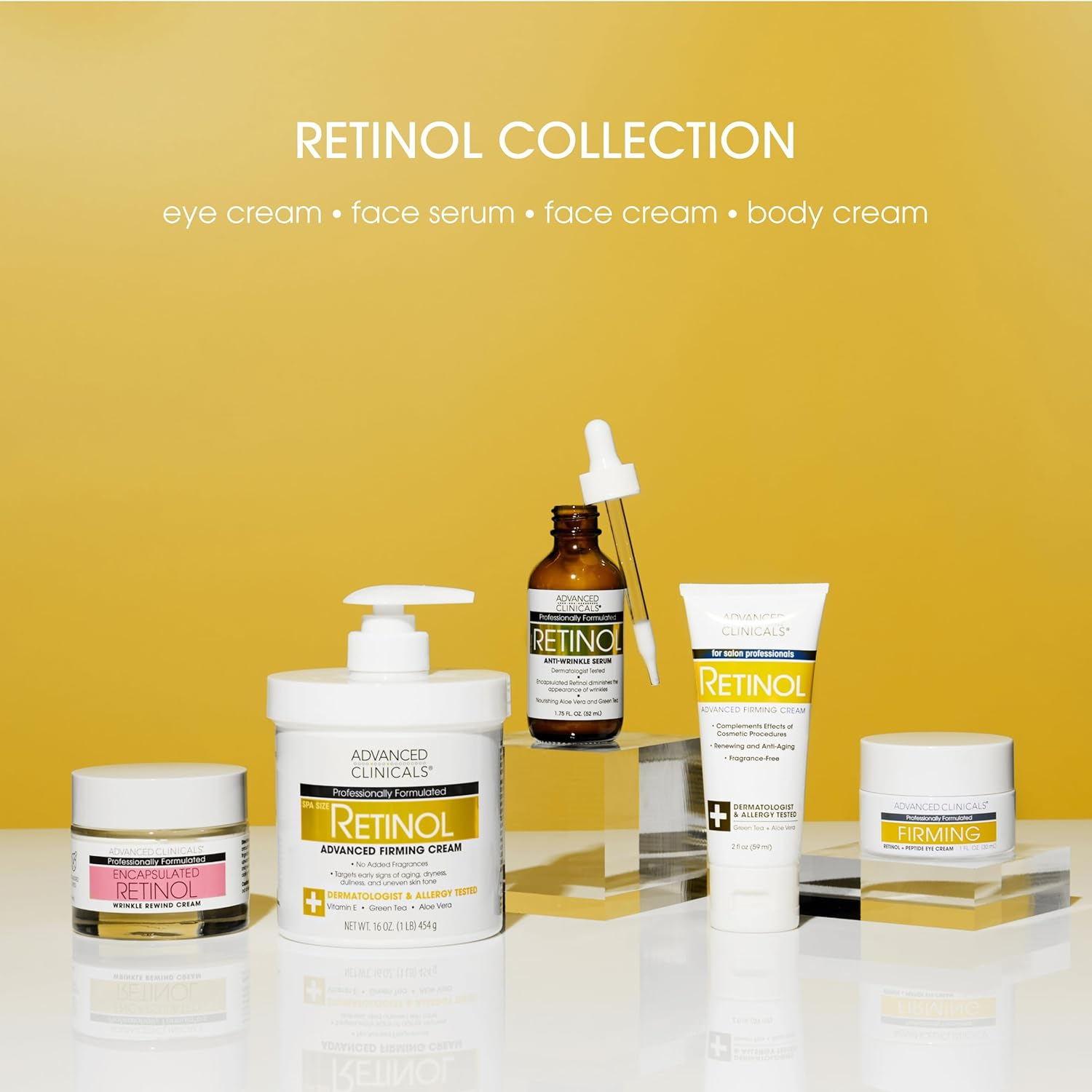 Advanced Clinicals Professional Strength Retinol Serum. Anti-Ageing, Wrinkle Reducing 50Ml (1.75 Oz) image number 6