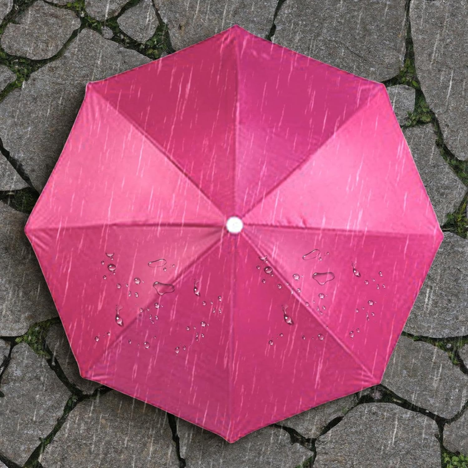 Hat Umbrella | UV Protection Umbrella Hat,Foldable Breathable Men Headgear Waterproof Outdoor Gear for Men Ladies Adults Kids Women - Colorful image number 2