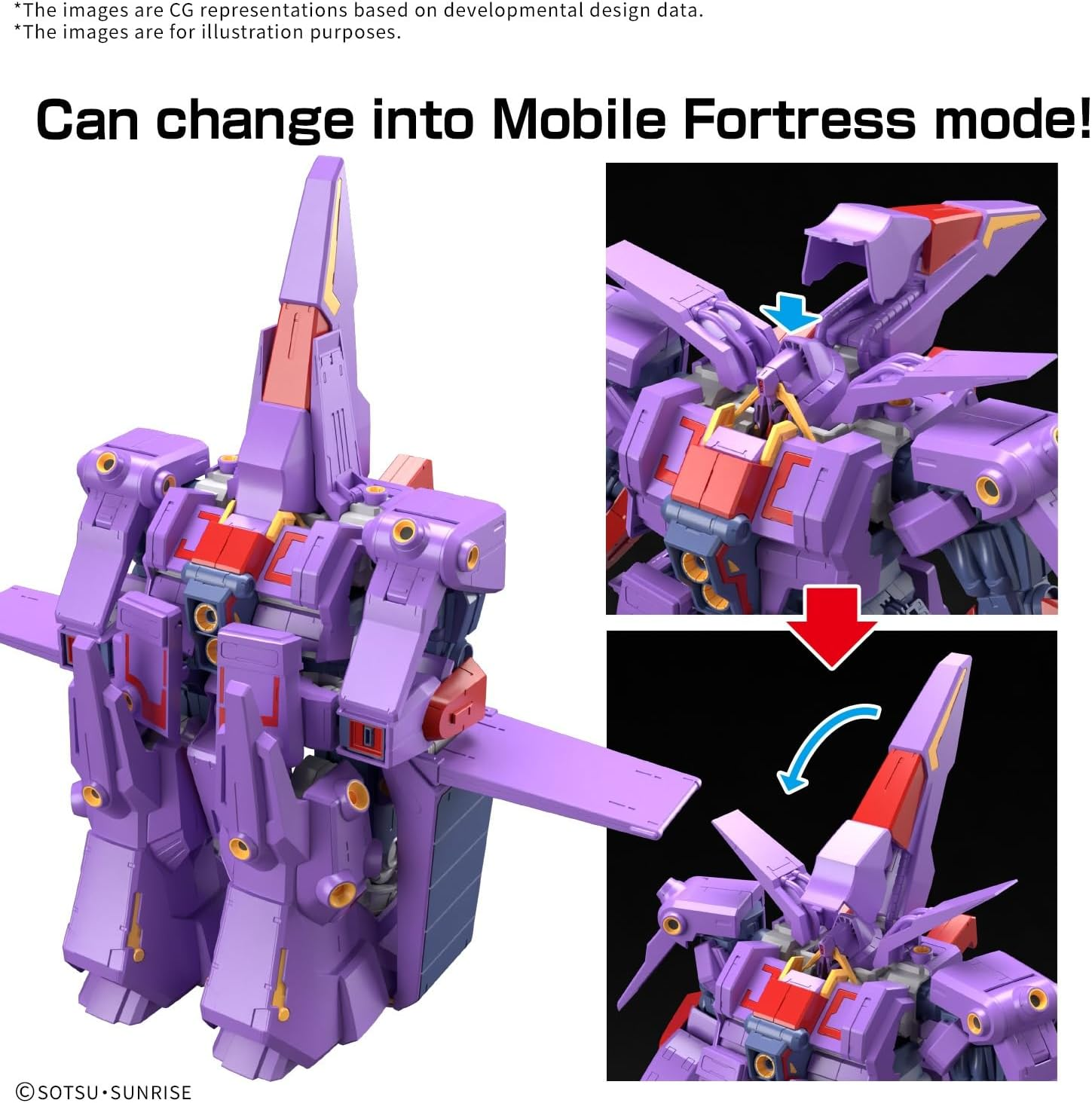 BANDAI Hobby HG Gundam 1/144 Psycho Gundam Mk-Ii image number 4