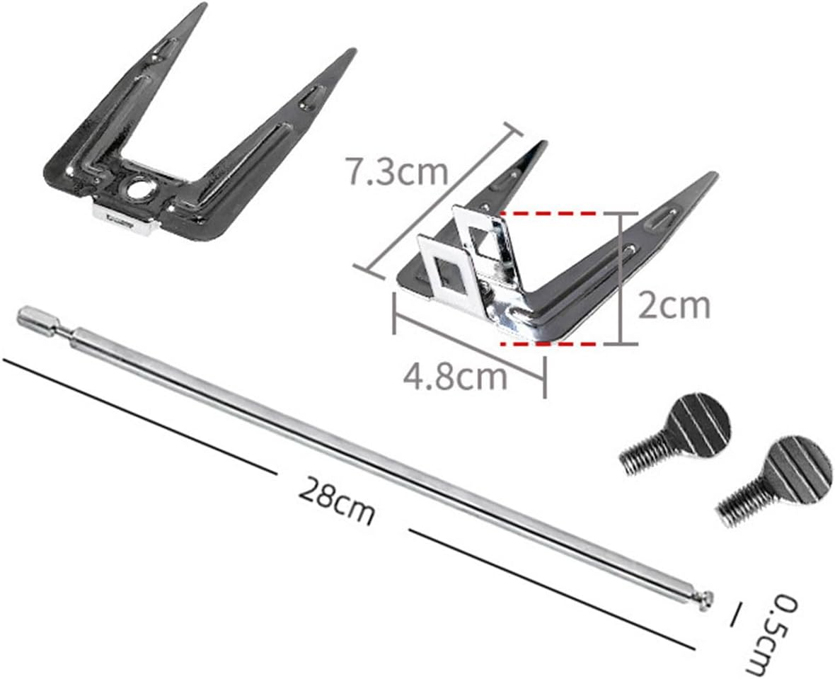 Spit Rotisserie,Stainless Steel BBQ Rotisserie Oven Chicken Vertical Spit Set, round Spit Rods, Rotisserie Accessories image number 5
