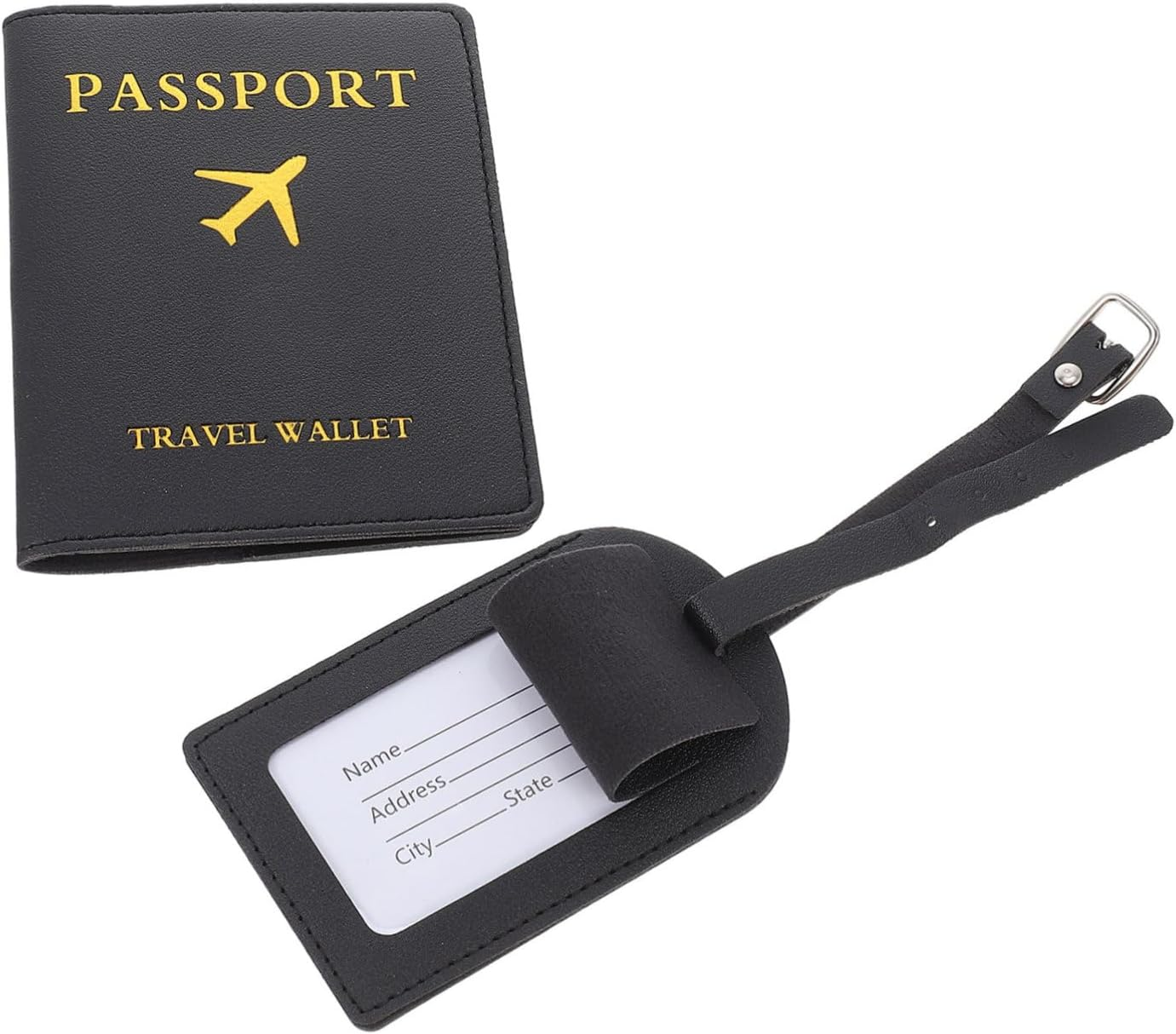 TOGEVAL Luggage Passport Cover RFID Holder Card Slot Pu Leather Tag for Travelers image number 3