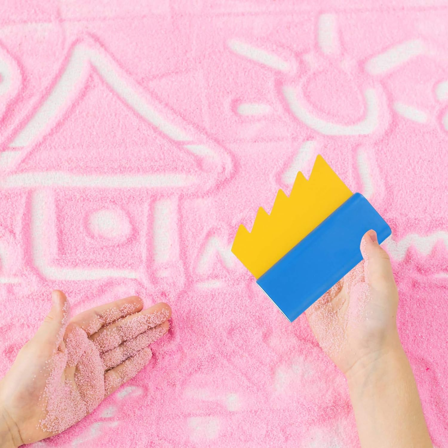 6Pcs Boys and Girls Painting Tools Diy Line Graffiti Scrapers Creative Art Drawing Painting for Boy Girl School Supplies Childrens Paint Brushes image number 5