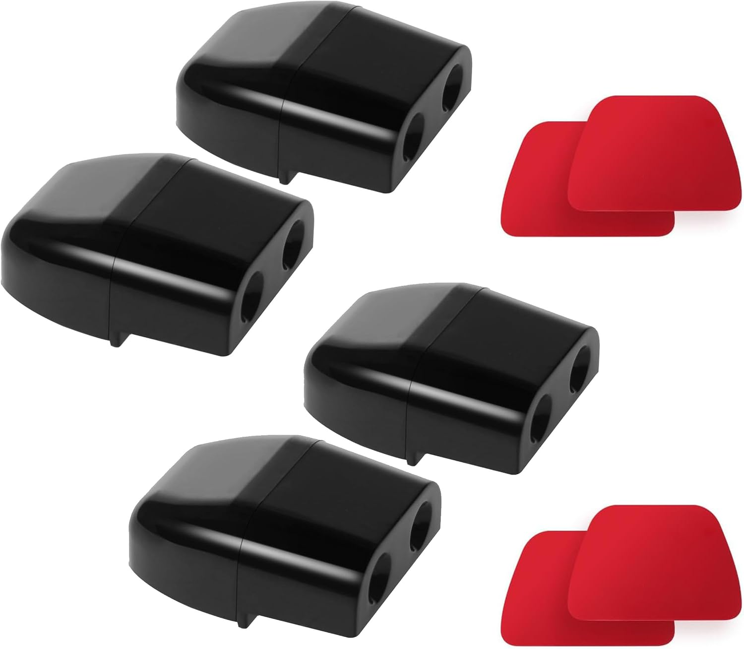 Mijradge 4 Pcs Car Deer Warning Whistle Devices Dual Construction Deer Warning Whistle Devices Repellent Animal Alert Horn Devices Car Truck and Motorcycle Black image number 2