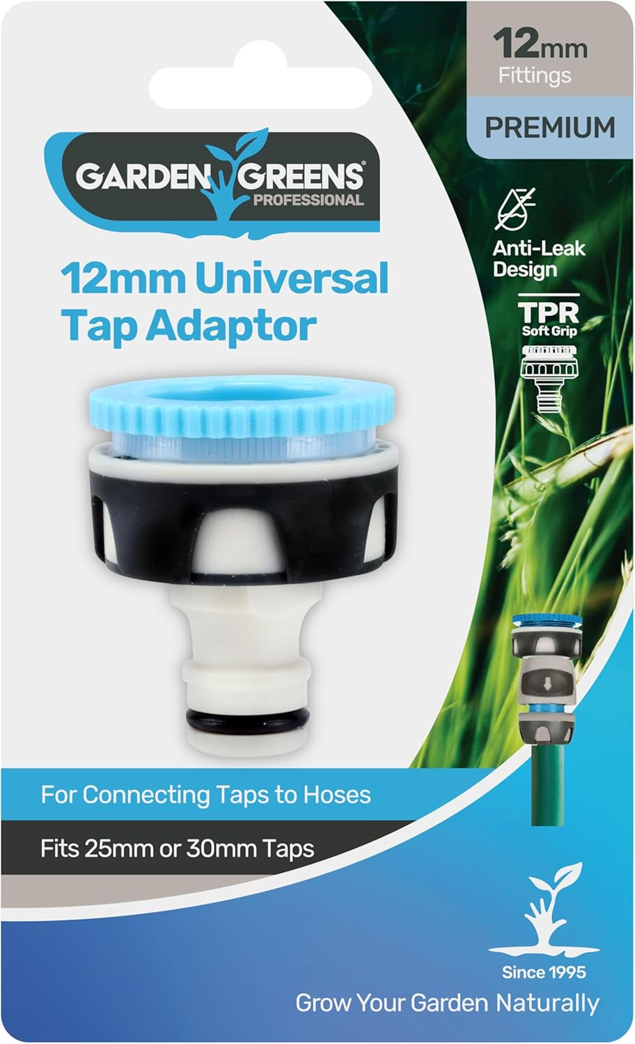 [2PCE] Garden Greens Universal Tap Adaptor for Easy and Convenient Water Connections image number 2
