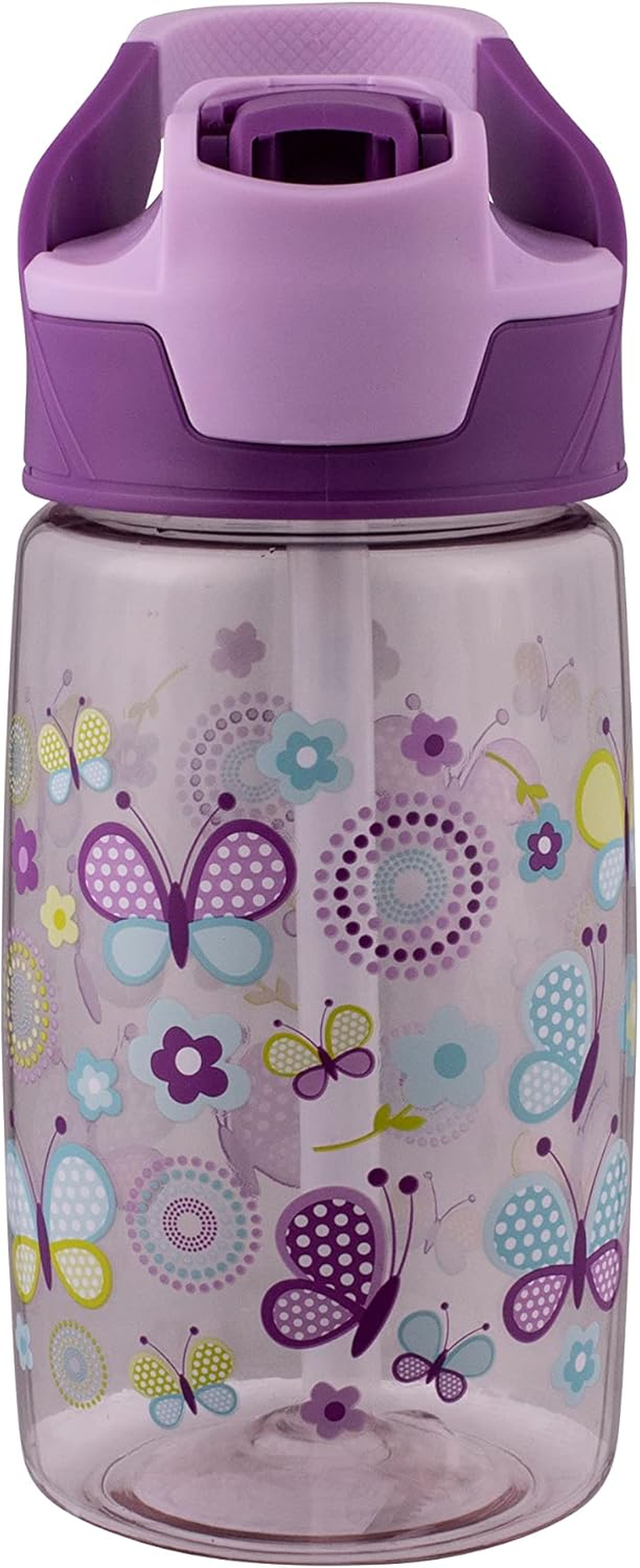 Avanti Yumyum Kids Autospout Tritan Drink Bottle, 450Ml, Butterflies