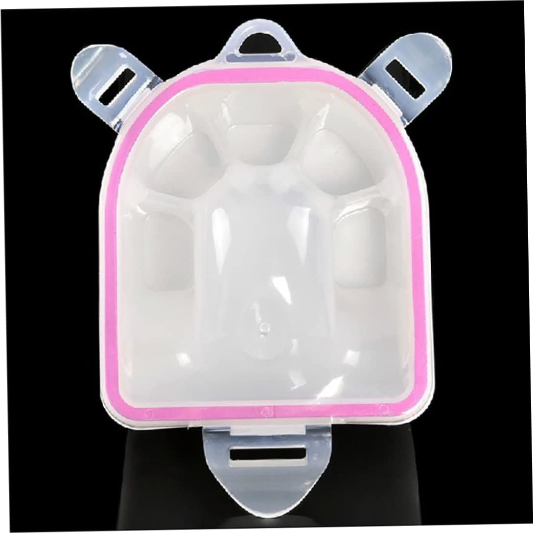 KUYYFDS Professional Acetone Resistant Double Layer Nail Spa Bowl Nail Polish Remover Manicure Tool for Salon or Home Use Polish Remover image number 5