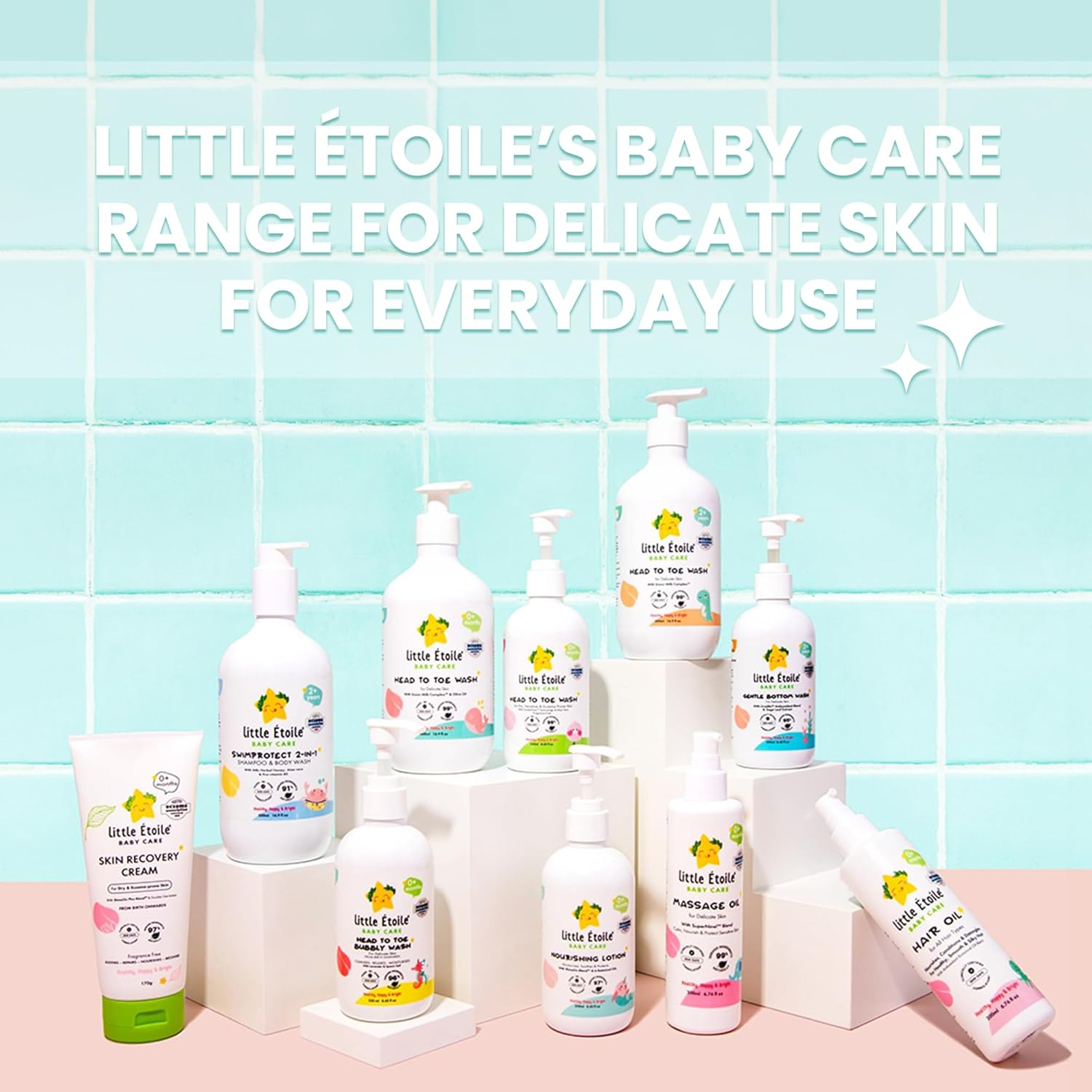 Little Etoile Gentle Head-To-Toe Body Wash for Delicate Skin, Sulphate-Free, 2+ Years - 250Ml image number 2