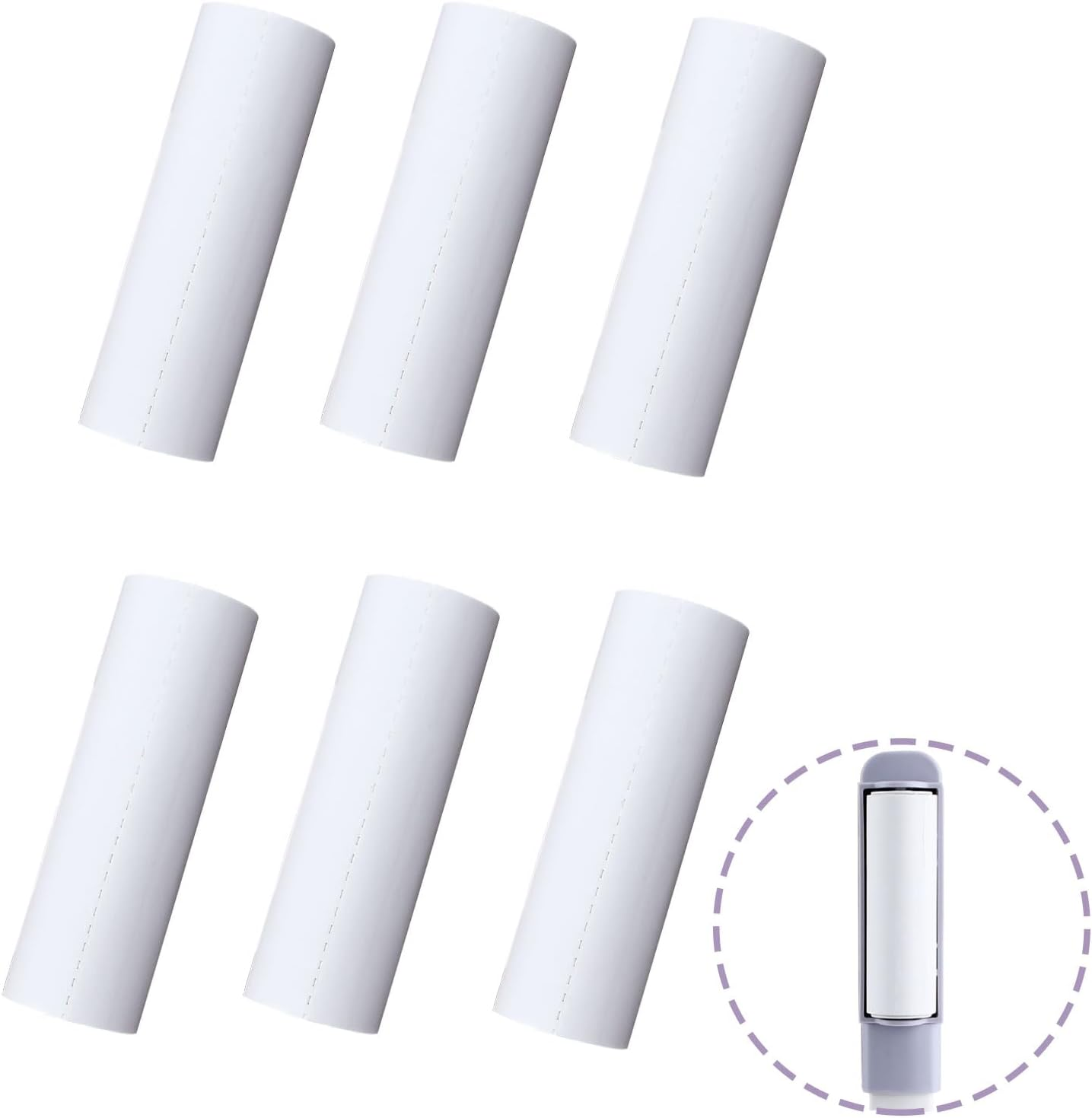 Realand 180 Sheets Lint Roller Refills, Lint Rollers for Pet Hair Extra Sticky, Dog and Cat Lint Remover for Clothes, Furniture, Couch, Car, 6 Refills image number 5