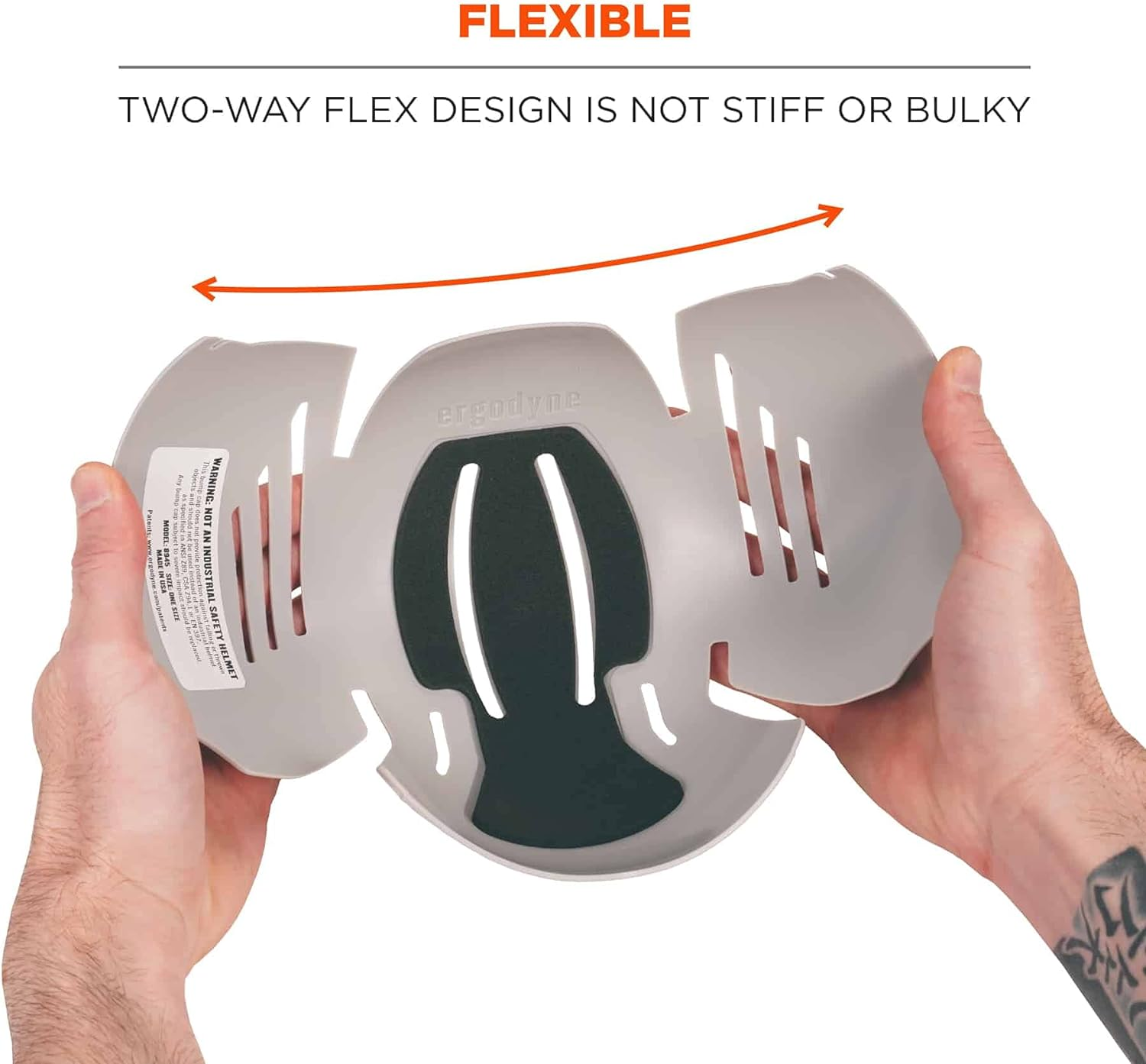 Ergodyne Skullerz 8945 Universal Bump Cap, Gray image number 1