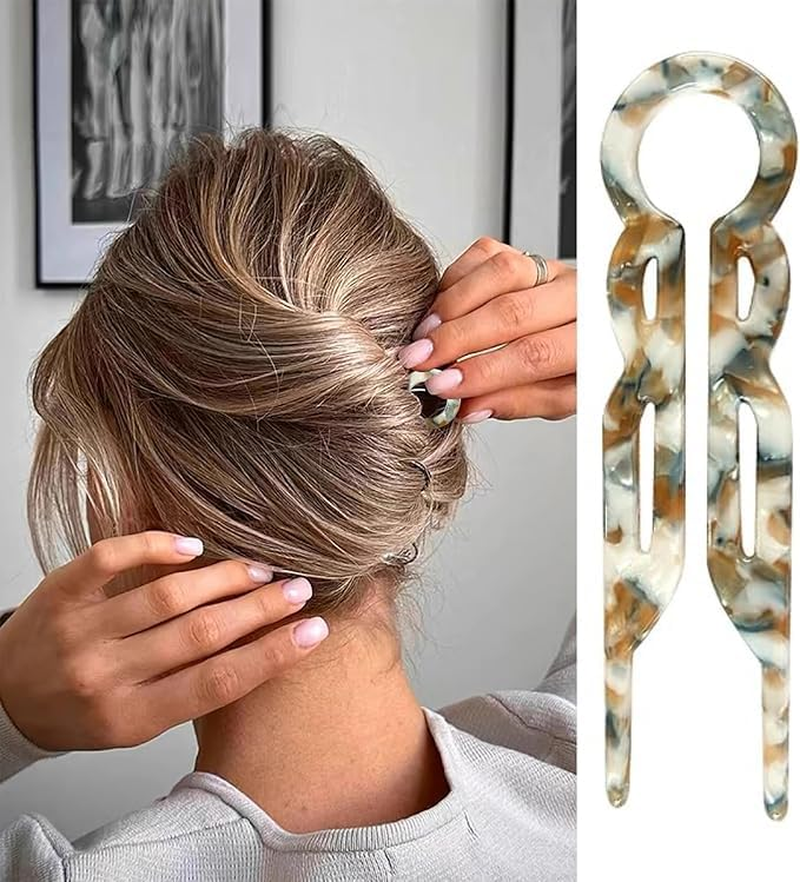 WEZCHUGHAOL U Shaped Hair Pins - Elegant Bobby Pins for Women, Strong Grip Hair Clips, Secure U-Shape Hairpins for Fine/Thick Hair, Versatile Hair Accessories for Wedding, Work, Daily Use (12-Pack) image number 2