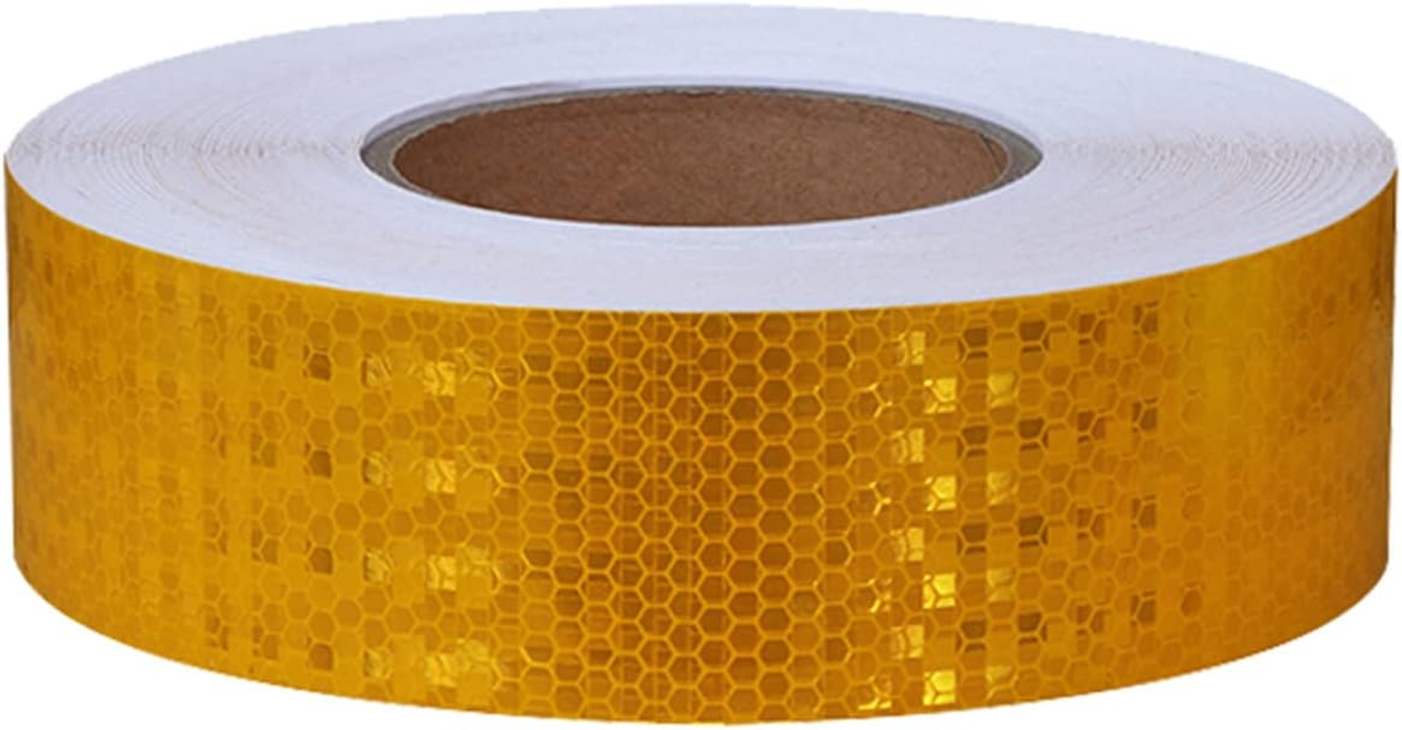 Reflective Tape Reflective Tape Warnig Tape Self-Adhesive High Intensity Reflective Sticker(Red)