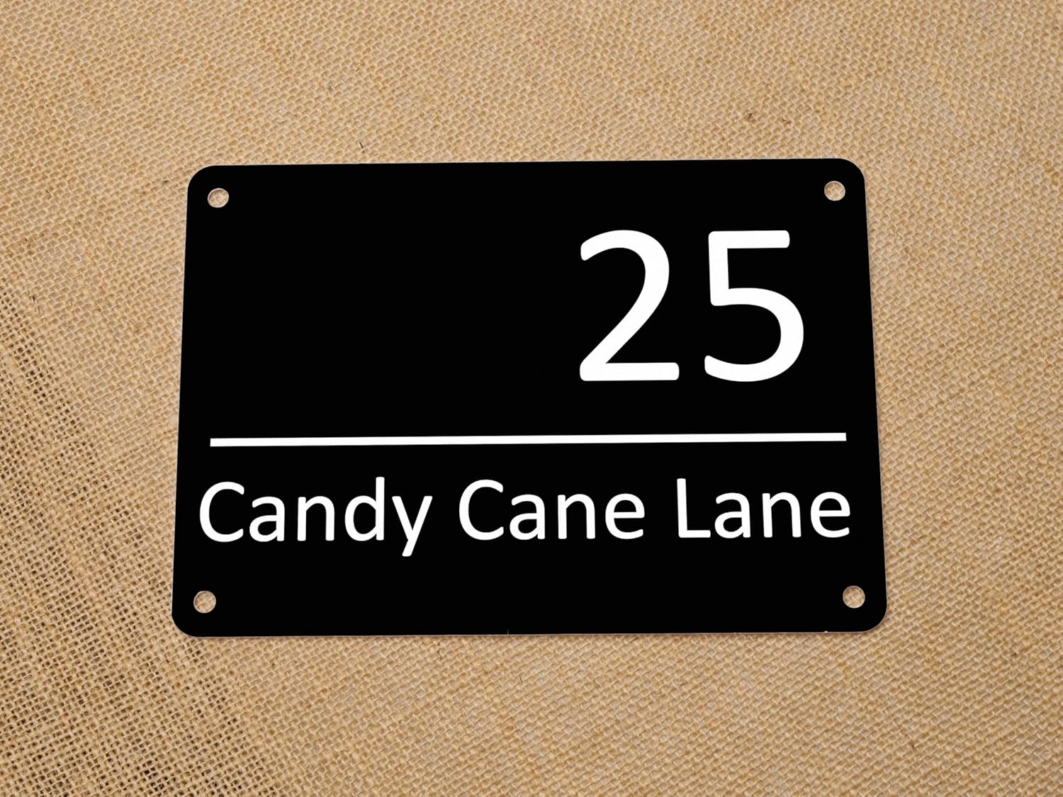 Custom House Number and Street Name Address Sign Plaque Business Address (With Self-Adhesive at Back, 20X30CM) image number 4
