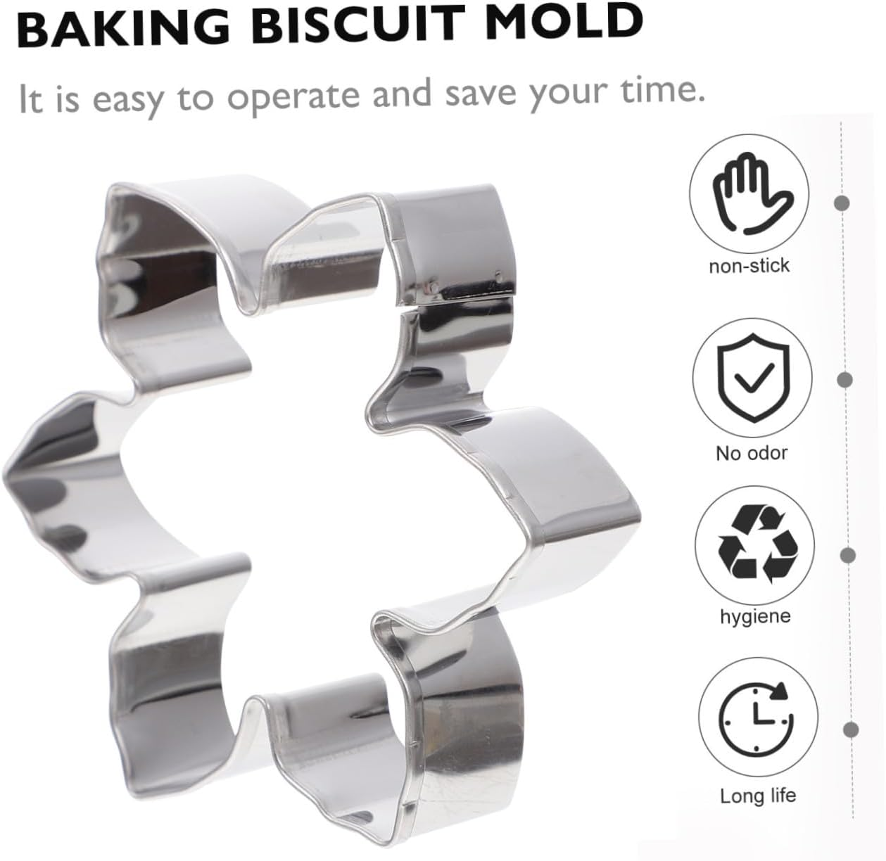 Christmas Cookie Mold Biscuit Cutter Set 15Pcs Stainless Steel Baking Accessories DIY Holiday Kitchen Gadget for Xmas Cookies image number 6