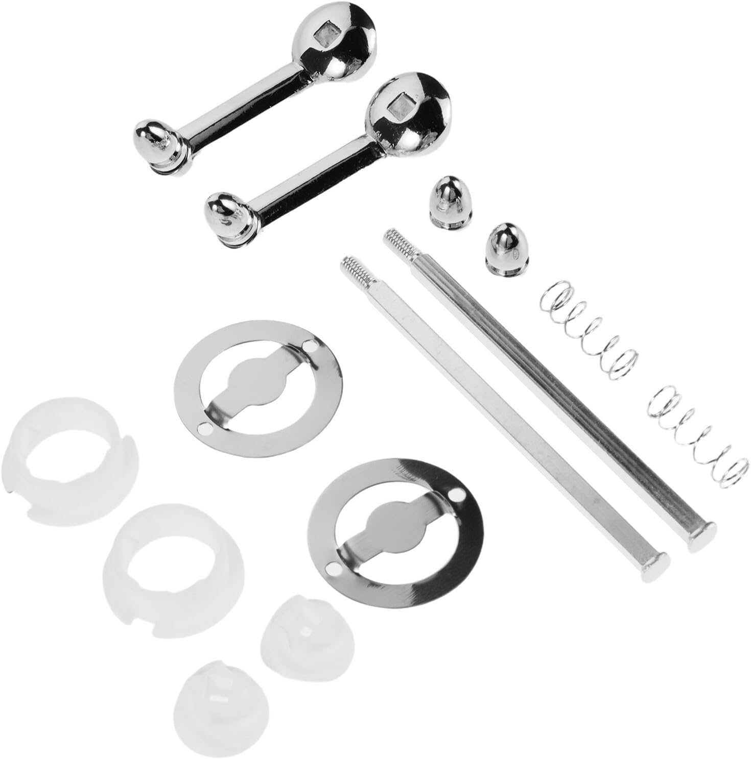 Ciieeo 2Pcs Zinc Alloy Pepper Mill Replacement Parts 105Mm Hand Crank Grinder Mechanism Kit Manual Salt and Pepper Grinder Core for DIY Kitchen Spice Tools image number 6