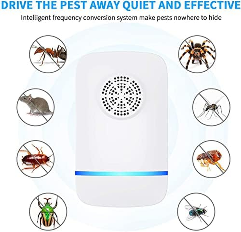 Jarttarn 6 Packs Ultrasonic Pest Repeller, Electronic Pest Repellent Plug in Indoor Pest Control for Insect, Roach, Mice, Spider, Ant, Bug, Mosquito Repellent for House, Garage, Warehouse image number 5