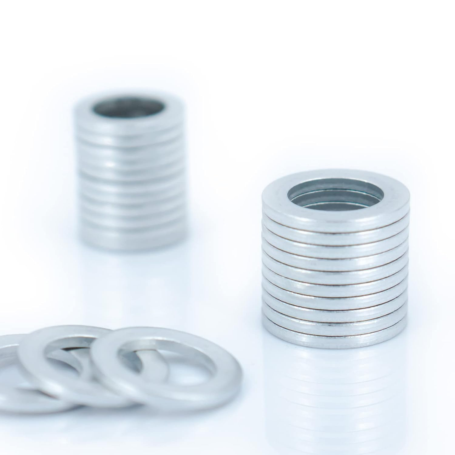 20Pcs M14 Oil Drain Plug Gasket, Aluminum Crush Washer, for Oil Change, Seal Ring by Keeroarin image number 4