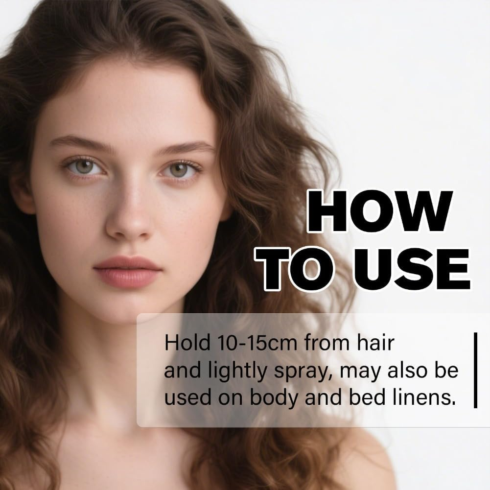 2PCS Tart Cherry Hair Perfume for Women Eau De Parfum Freshen Hair Body & Pillows Body Mist Long-Lasting Fragrance Body Spray