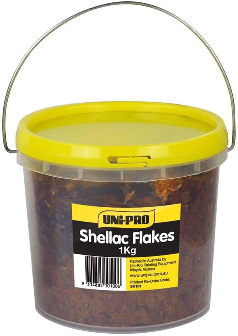 Uni-Pro Shellac Flakes French Polishing, 1 Kg