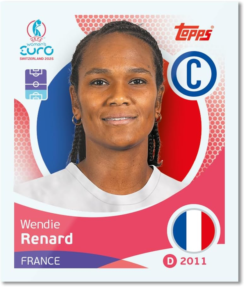 Topps Official Women'S Euros 2025 Sticker Collection - Full Box - 50 Women'S Euros Sticker Packs per Box (300 Stickers) image number 2