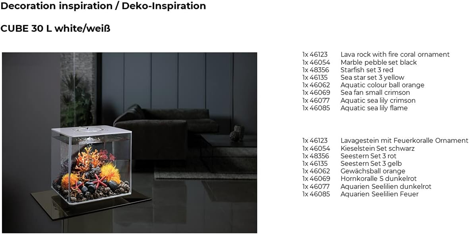 Biorb 46085.0 Aquatic Sea Lily Orange Aquariums image number 4