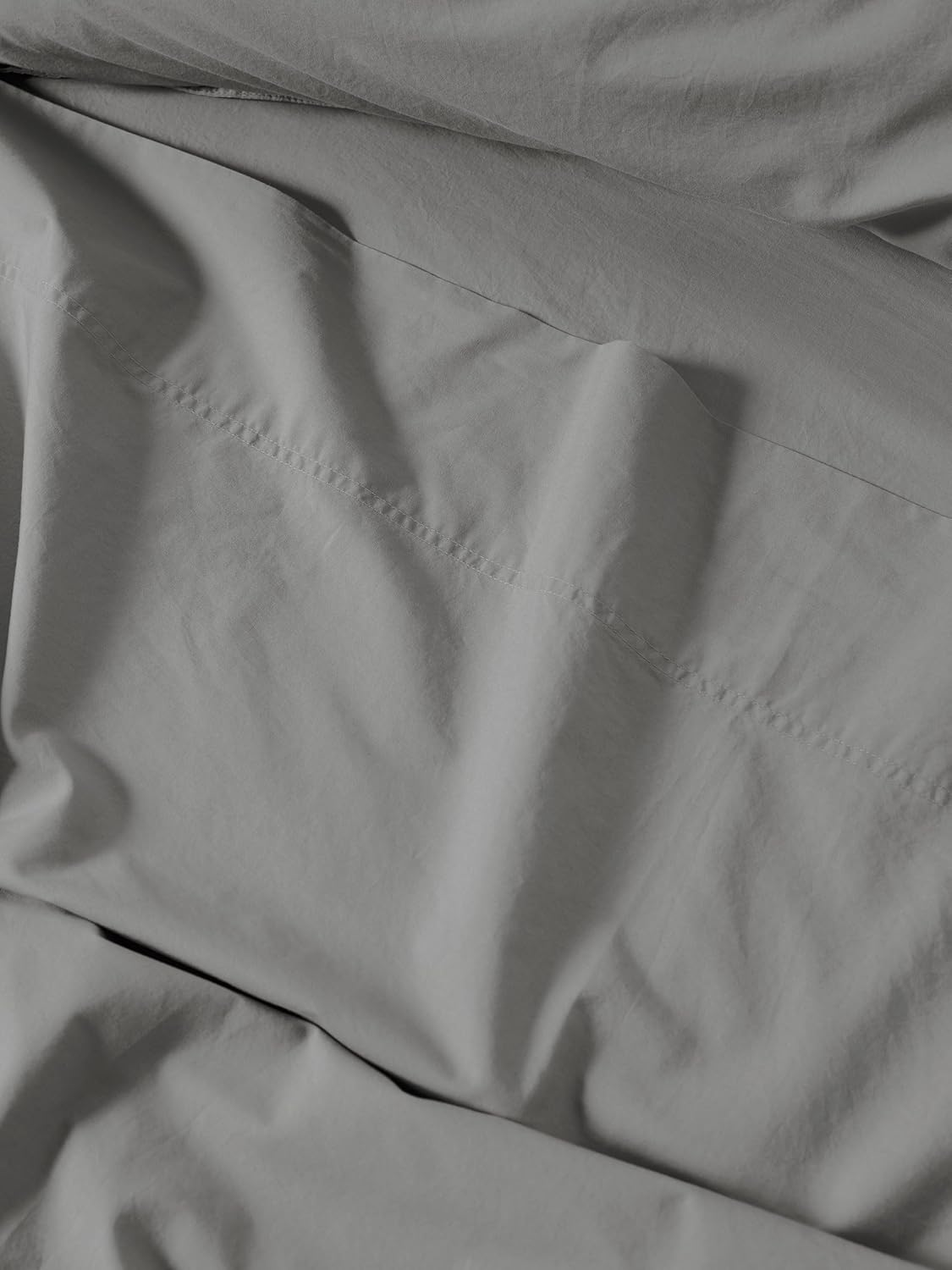 Linen House Terra Bed Sheet Set, Steel, Double Bed - Charcoal image number 5