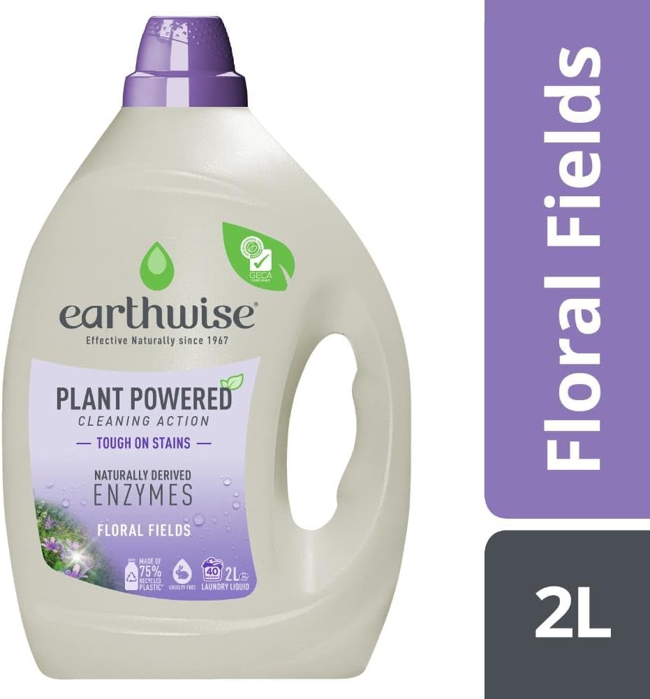 Earthwise Plant Powered Floral Fields Laundry Liquid Detergent 2 Liter image number 1