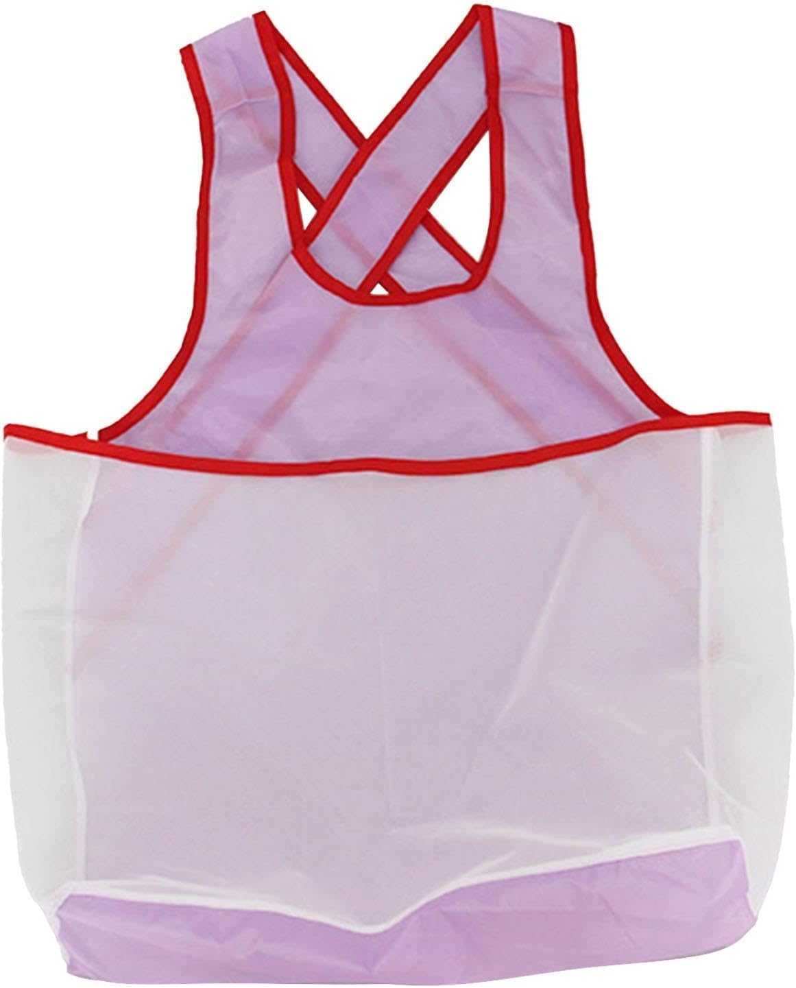 Portable Clothes Drying Apron, Laundry Apron with Pouch, Sleeveless Laundry Apron, Waterproof Laundry Bib Apron