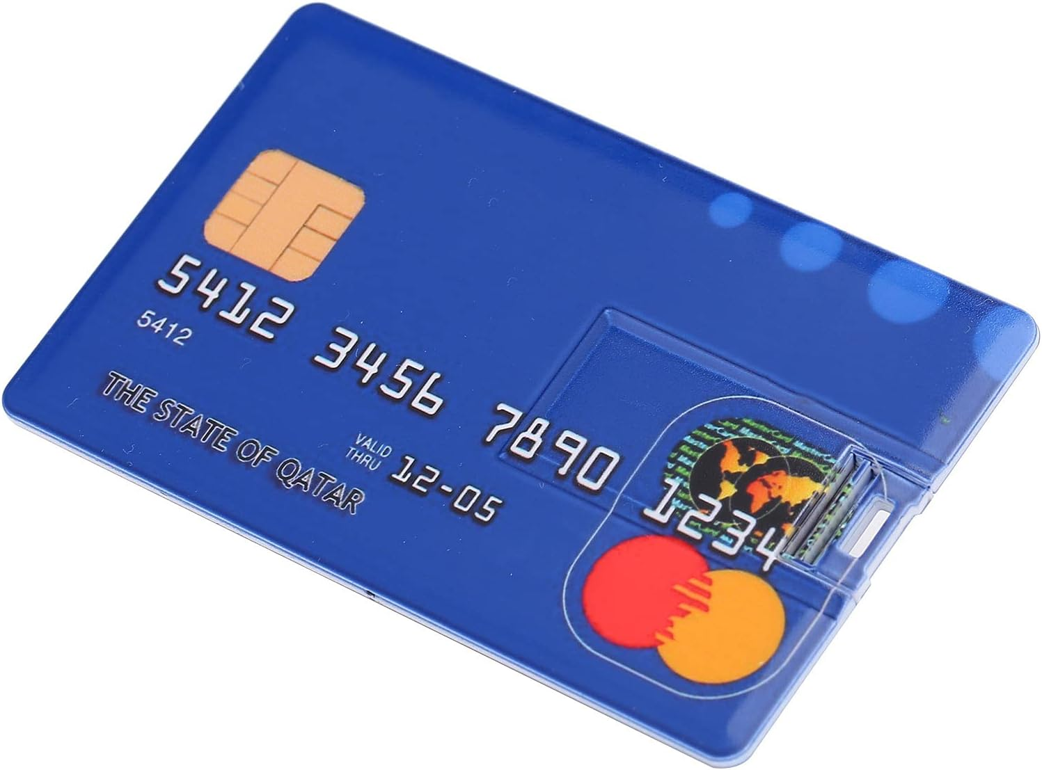 USB Flash Drive, 32GB Credit Bank Card Shape Flash Drive U Disk Thumb, for Data Storage and Transfer image number 4