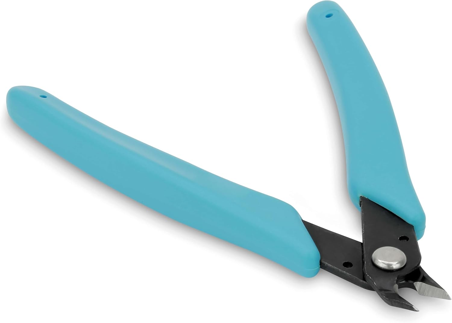 Sintron Tools MWC1 Micro Side Cutters, Angled Wire Cutter, Mini Precision Pliers, Rubberised Handle, Spring Return image number 1